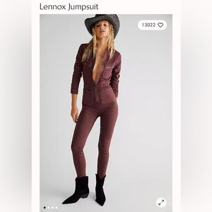 Free people Lennox jumpsuit NWOT xs